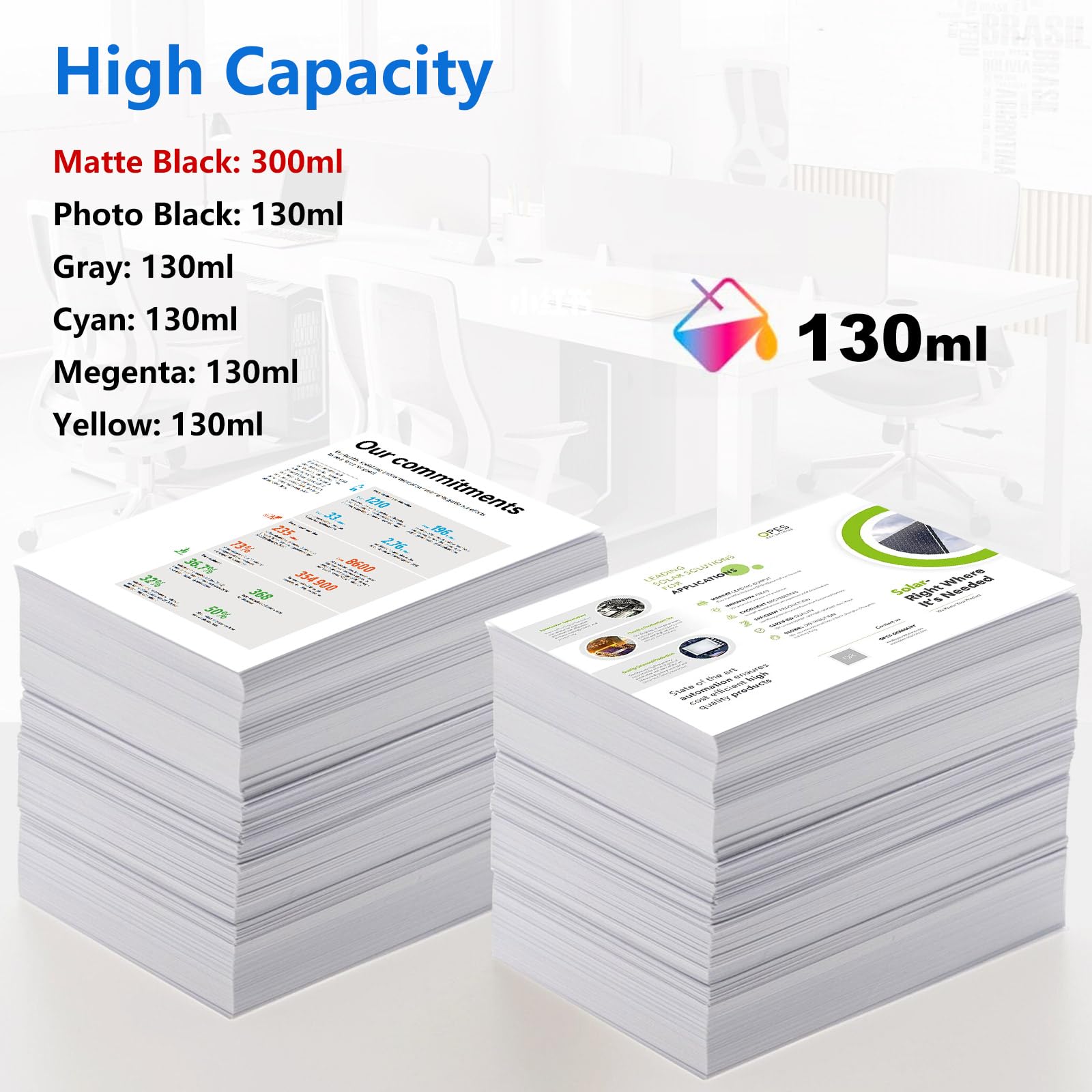 Amazon.co.jp: 727インクカートリッジ6個パック (300mlマット