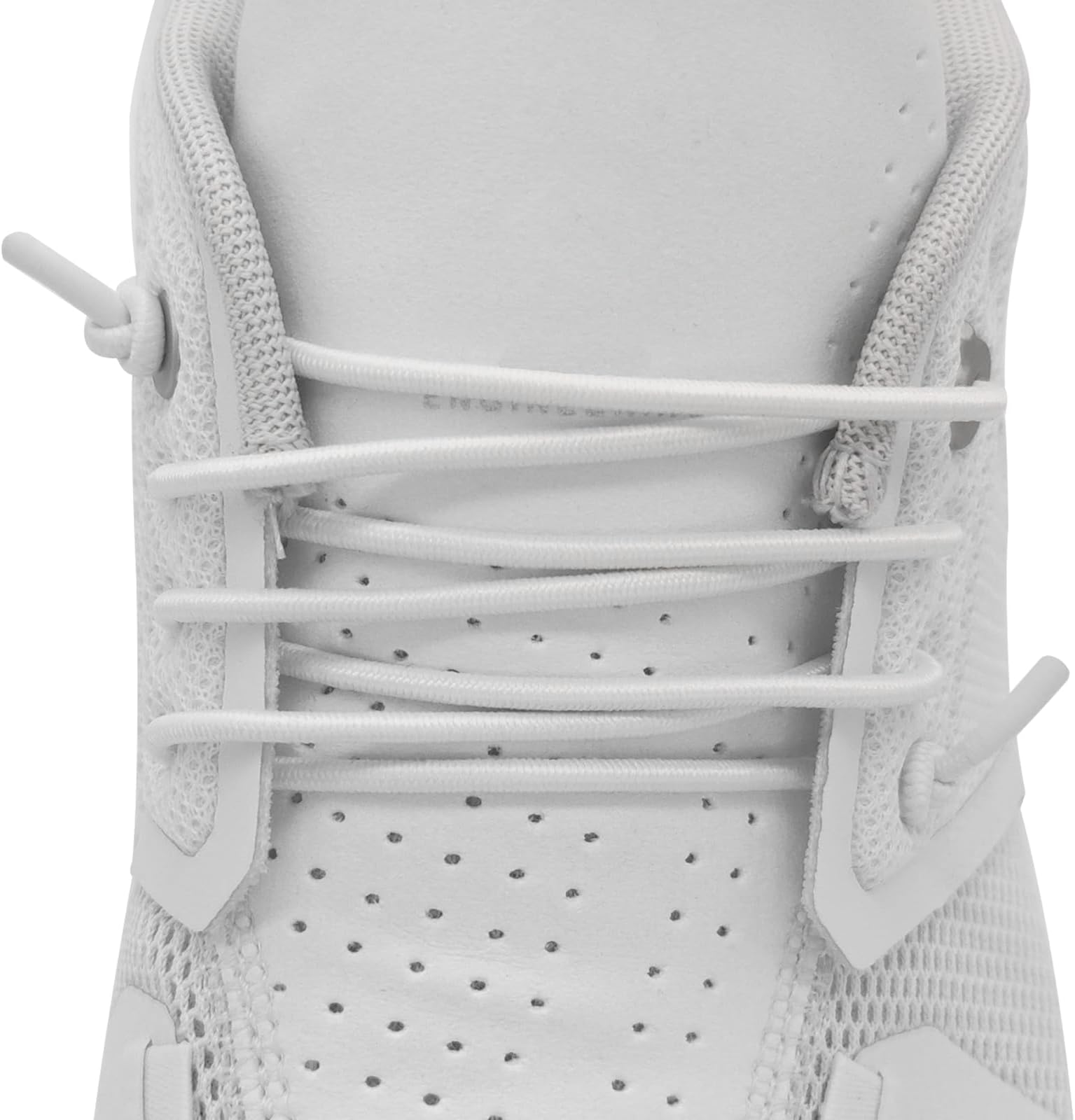 1/10" (2.5mm) Elastic Thin Shoe Laces for On Cloud Sneakers, Stretchy Round Bungee Shoelaces Replacement Speed Laces