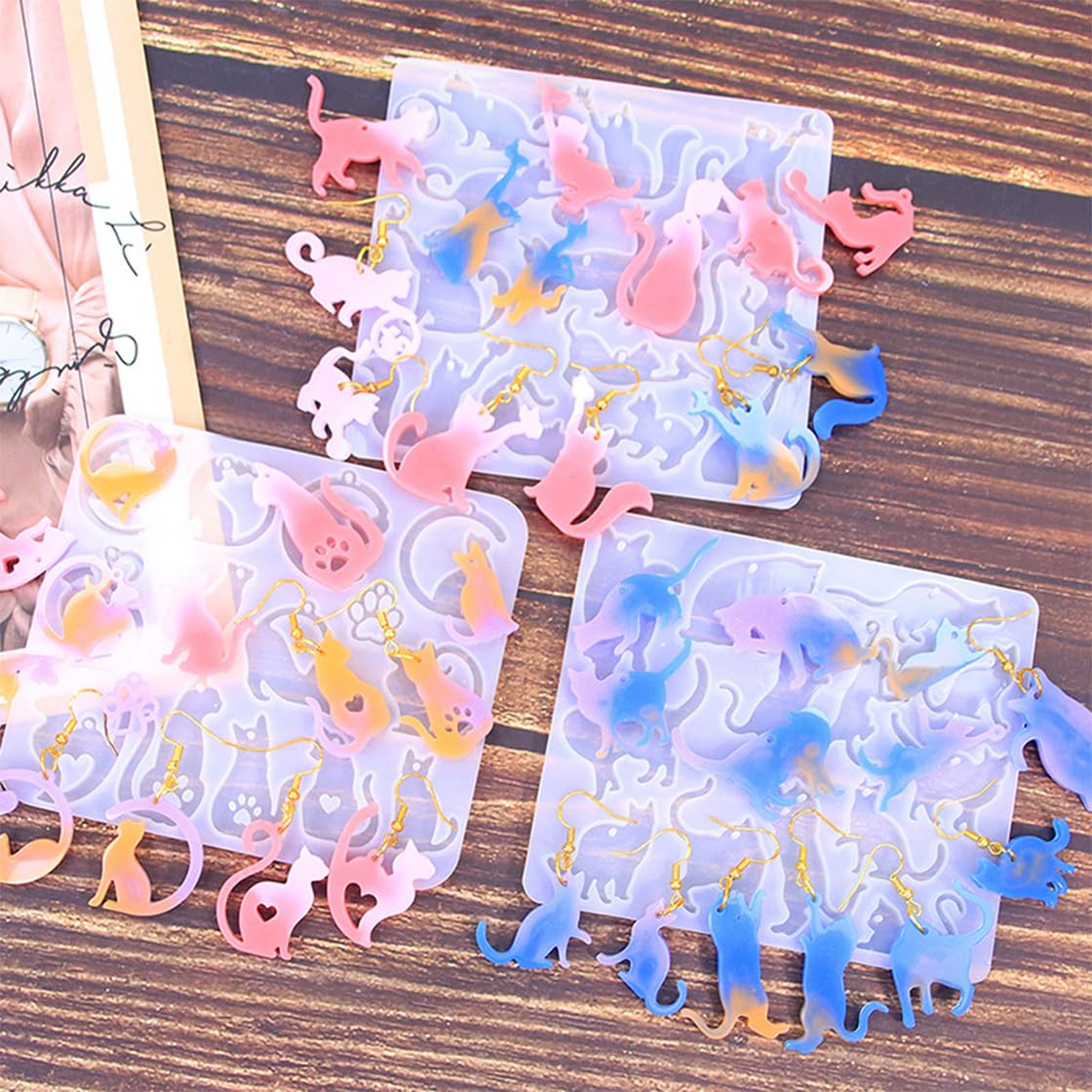 Moule En Résine Pour Pendentif De 16 Styles, Moule En Silicone Pour Porte-clés, Moule En Silicone Pour Pendentif De Bijoux, Moule Pour Collier En Résine UV, Moule Pour Pendentif Géométrique 212180