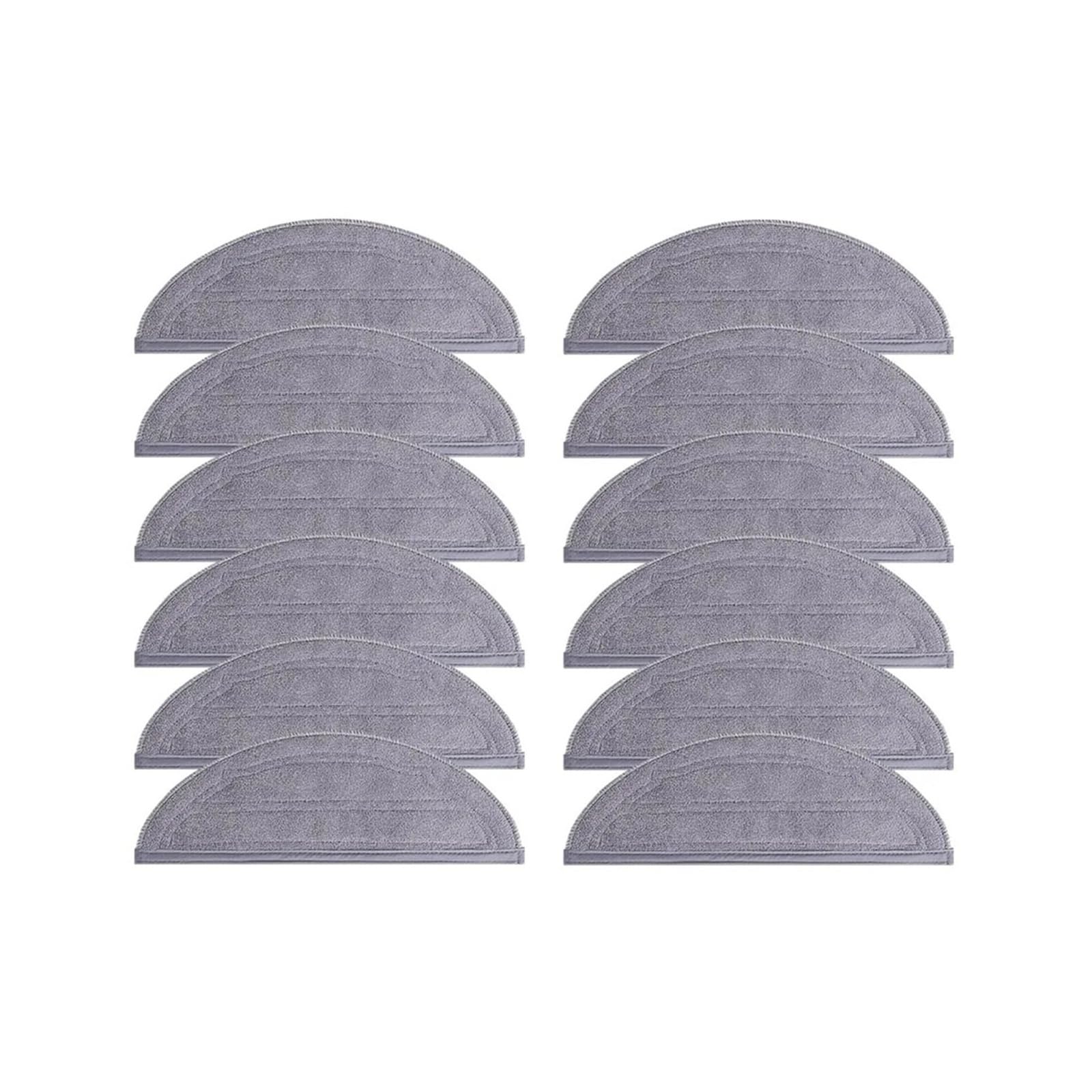 Mop Cloths，Compatible For Roborock，Q10 S5 Q10 S5+ Q10 VF Q10 VF+ Q10V Q10V+ S8 Pro S8 Pro+ Washable Mop Wipeds Pad Replacement Part(12pcs)