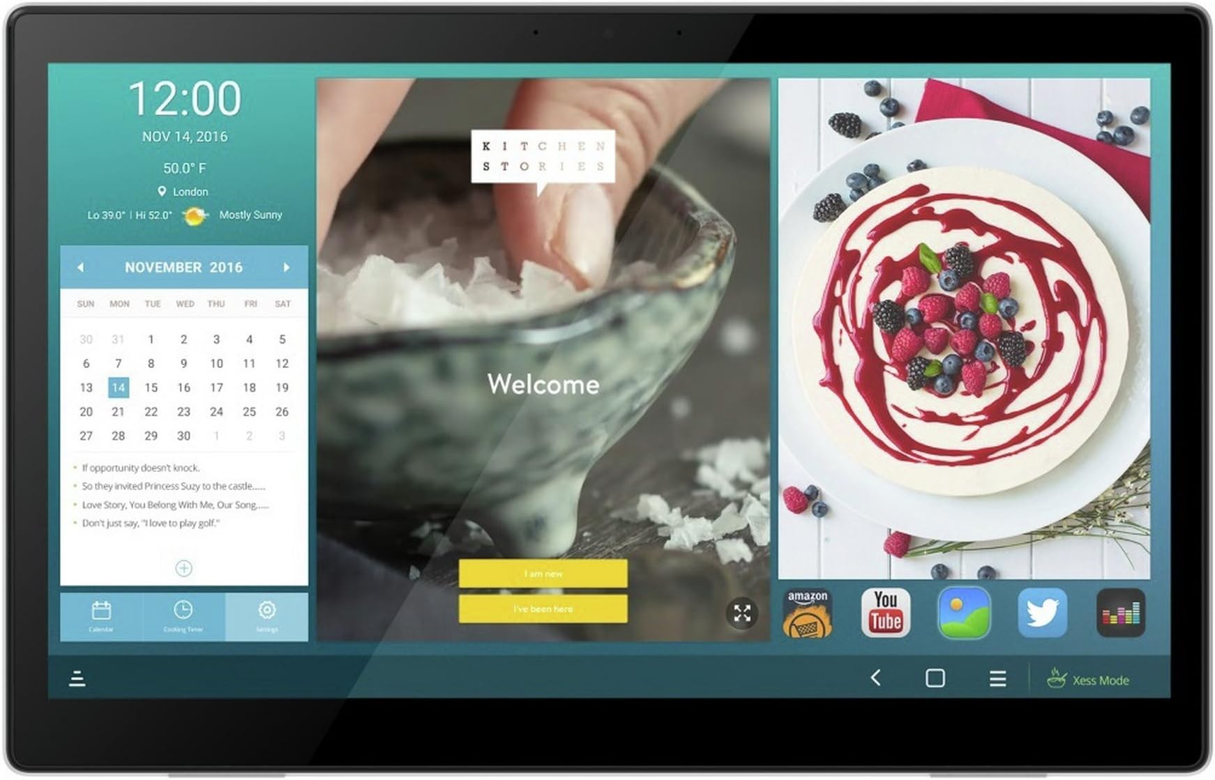 Alcatel (17 inch) TCL Xess Tablet Octa Core (1.5GHz) 2GB (RAM) 32GB (ROM) BT (5MP) Camera Android Lollipop 5.1