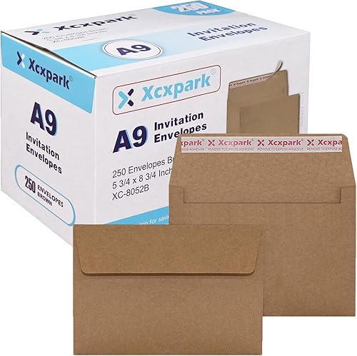 Vista 40 de 200 sobres de invitación imprimibles A6 de 4.75 x 6.5 pulgadas, sobres de papel blanco autosellados de 120 GSM para invitaciones, papeles, fotos