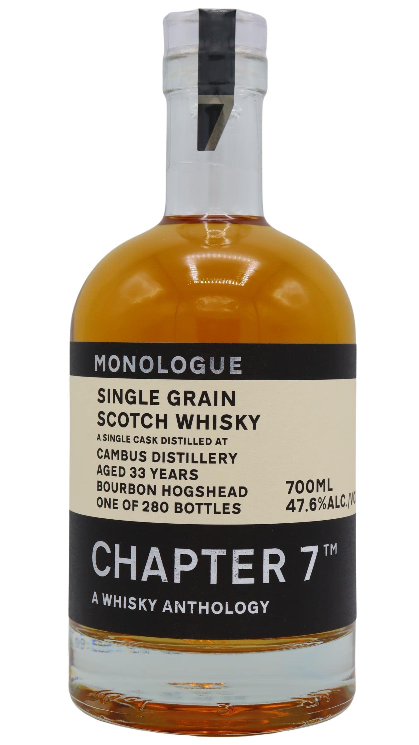 Cambus (silent)Chapter 7 - Single Cask #3325-1988 33 year old Whisky 70cl 47.6% ABV