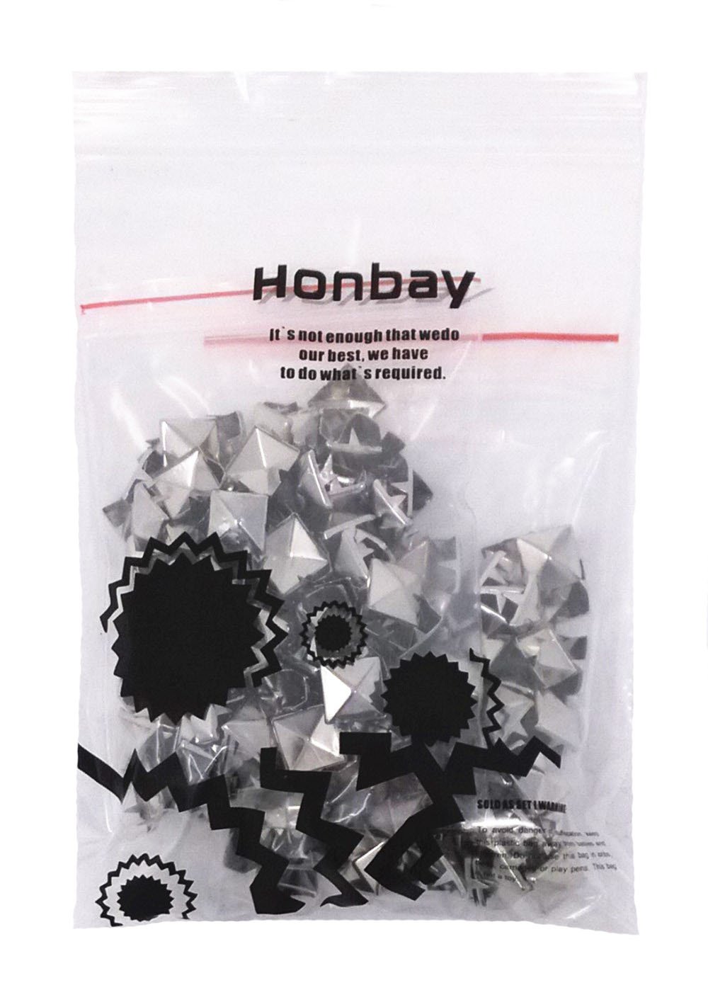 100pcs 10mm Square Diy Leathercraft Metal Punk Spikes Spots Pyramid Studs Nailheads 009502