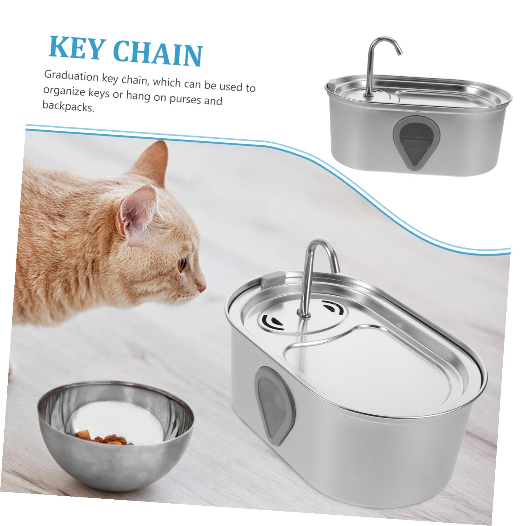 DOITOOL Fuente Automática para Mascotas de Dispensador de Agua Silencioso para Gatos y Perros Pequeños Bebedero USB para Interior