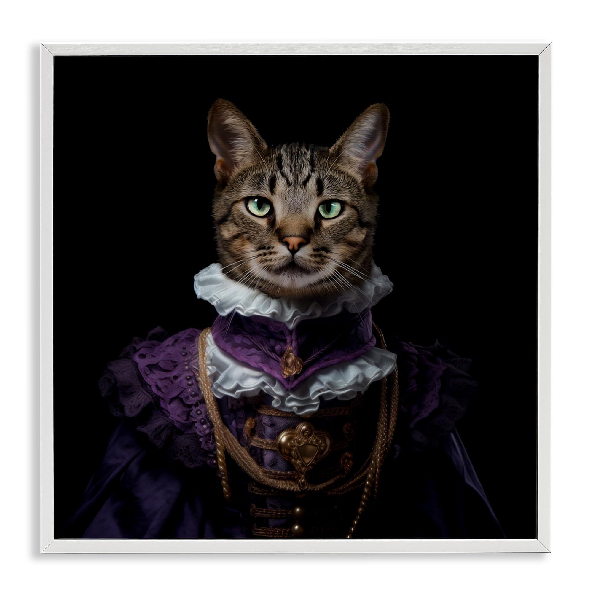 Lady Of Paws cadre Stupell Industries 30x30 cm