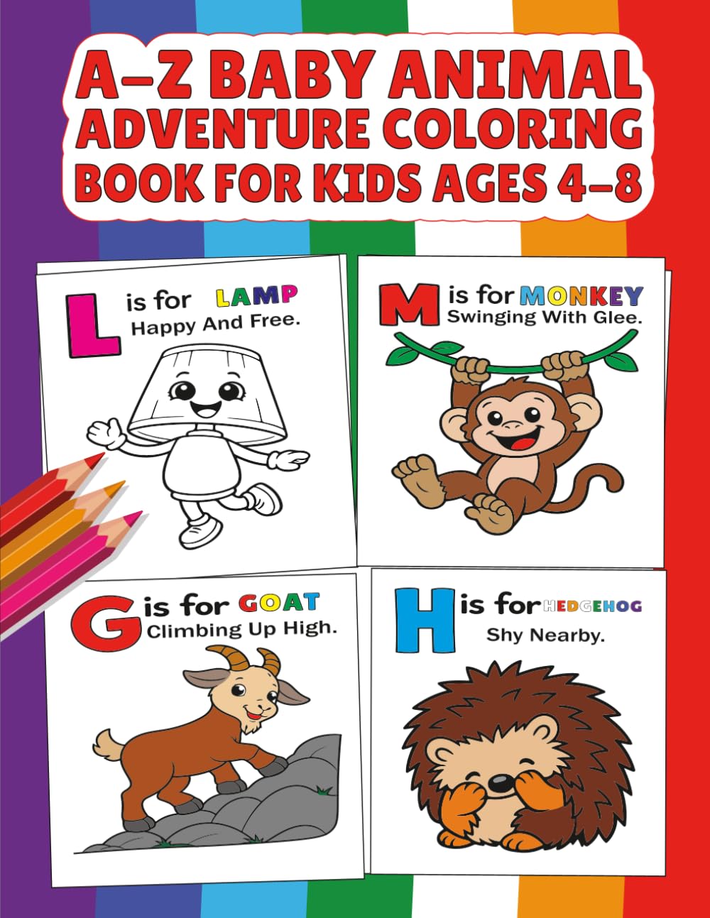 A-Z Baby Animal Adventure: A Fun Alphabet Coloring BOOK