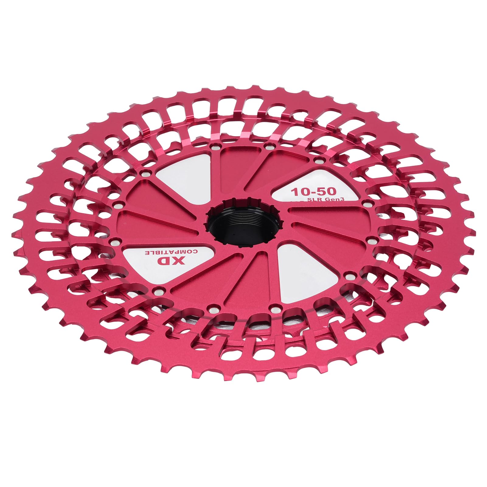 Cassette de Bicicleta de 12 Velocidades 10-51T Cassette de Diseño Hueco Liviano con Construcción de Acero de Aleación de Aluminio para Sistemas SX NX GX XX1 Eagle
