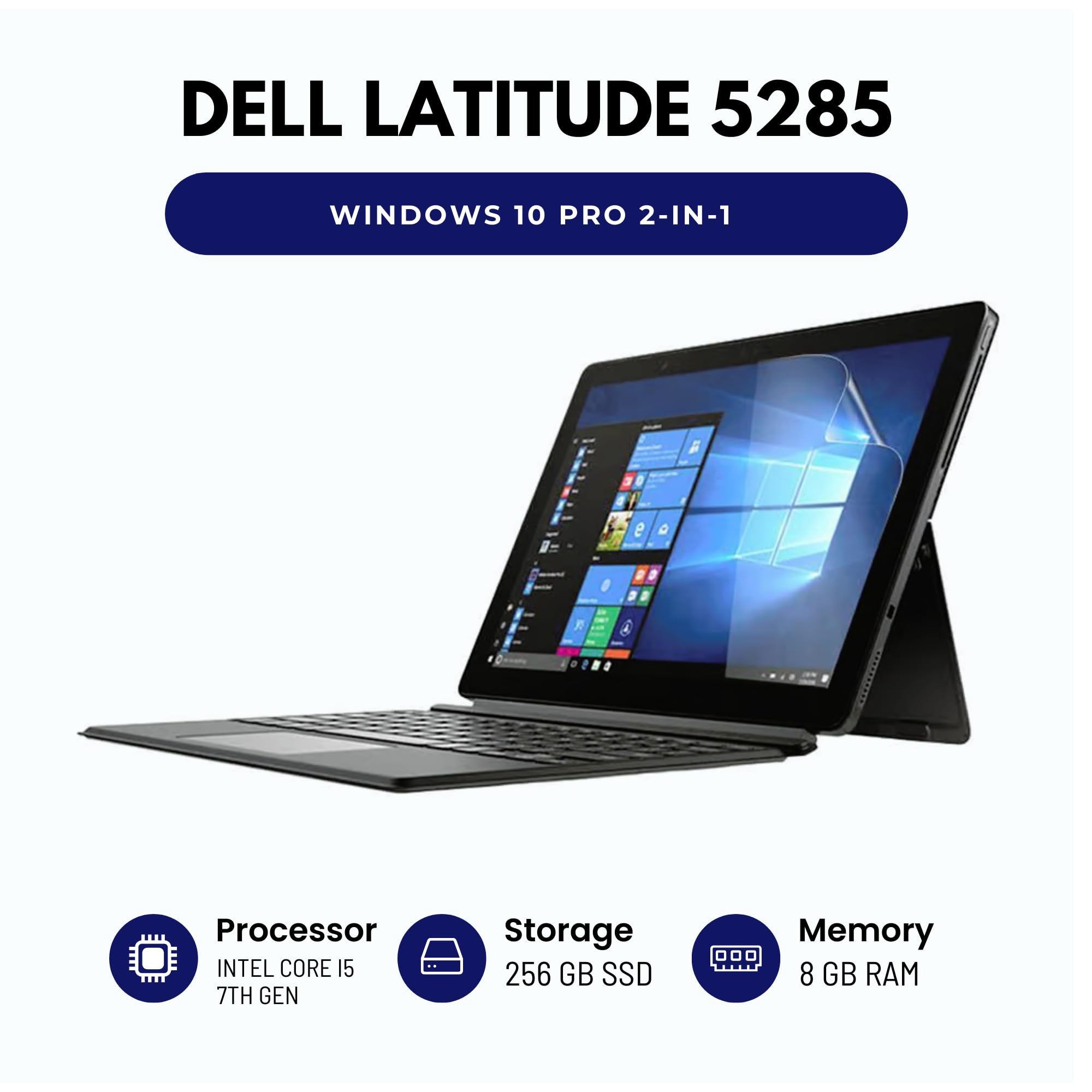 1円～ ○DELL LATITUDE 5285 2 in 1 / Core i5 7300U 2.60GHz / メモリ  