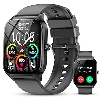 CASCHO Smartwatch Donna Uomo, 1.85'' Orologio Smartwatch Uomo con Chiamate Bluetooth/Assistente Vocale AI