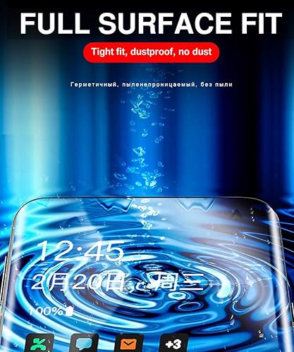 Miniatura 4 de soliocial Paquete de 2 protectores de pantalla de hidrogel mejorados para iPhone 12 Pro Max (6.7 pulgadas), poliuretano termoplástico flexible