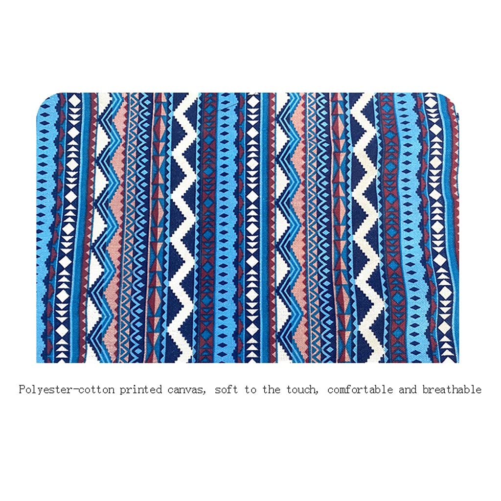 Estera de Playa Mat de Picnic Grande al Aire Libre Estilo étnico Camping Mat portátil Adecuado para la colchoneta del Parque del jardín Manta de Picnic (Color : C, Size : 78.74x118.11in)