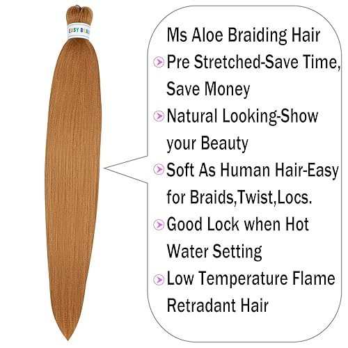 Miniatura 9 de Cabello trenzado colorido preestirado, trenzas de color Kanekalon, cabello trenzado de 26 pulgadas, cabello trenzado preestirado, pelo trenzado