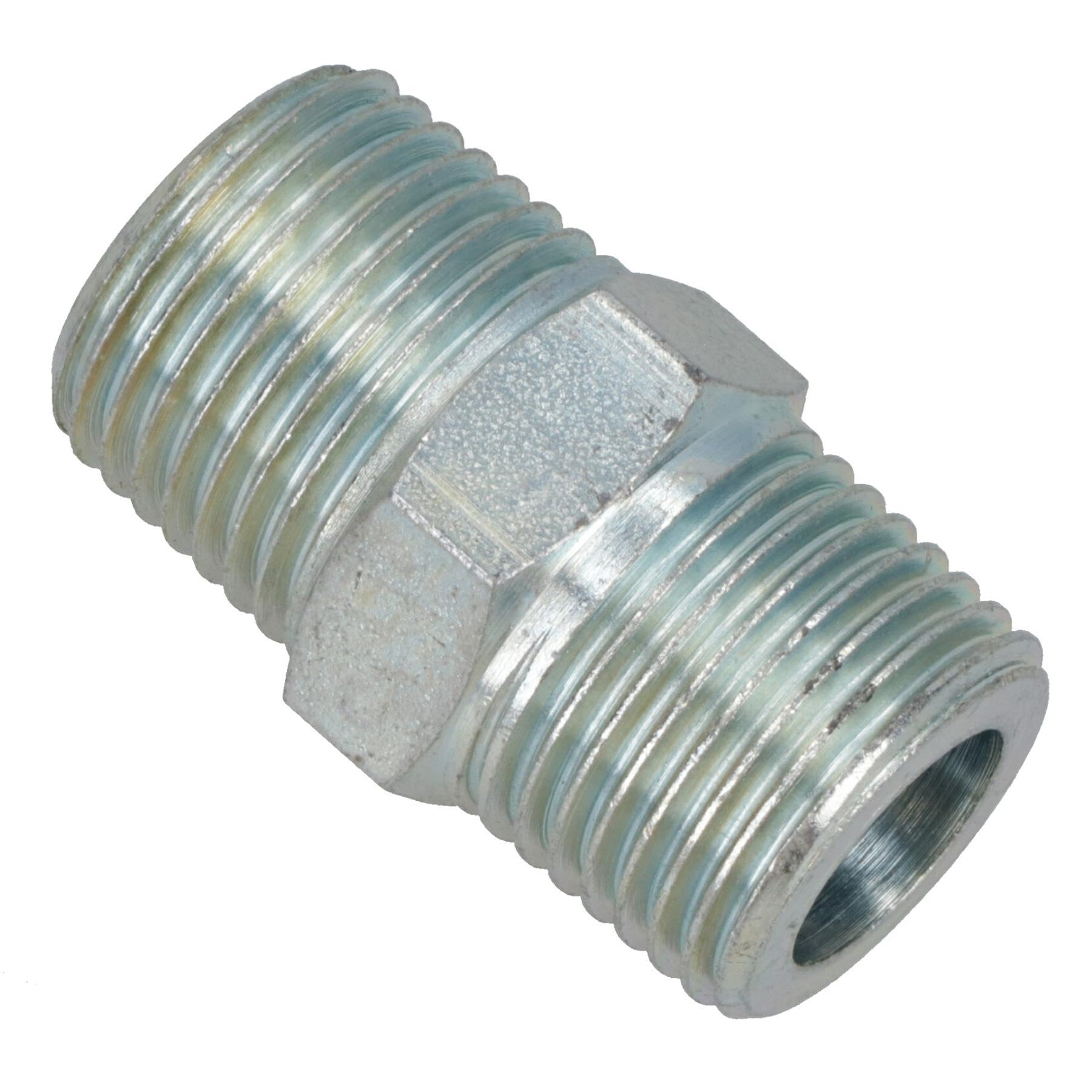 B&Q -  1/2" Bsp Male To Male Air Line Hose Compressor Fitting / Connector / Union Ft052