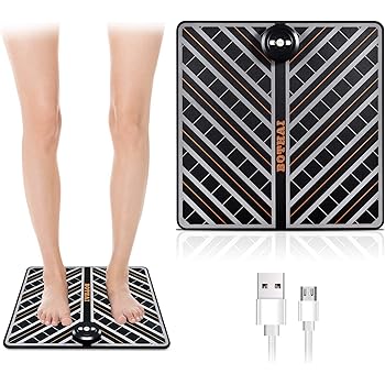 Amazon Ems スタイルマット フットフィット フットマット フットマッサージ 美脚トレーニング 乗るだけ簡単 Usb充電式 電気刺激 ジェルシート不要 美脚 下半身 ダイエット 男女兼用 日本語説明書付き Searock Ems 腹筋ベルト
