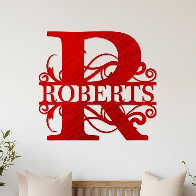 Letra de metal personalizada para pared miniatura 8