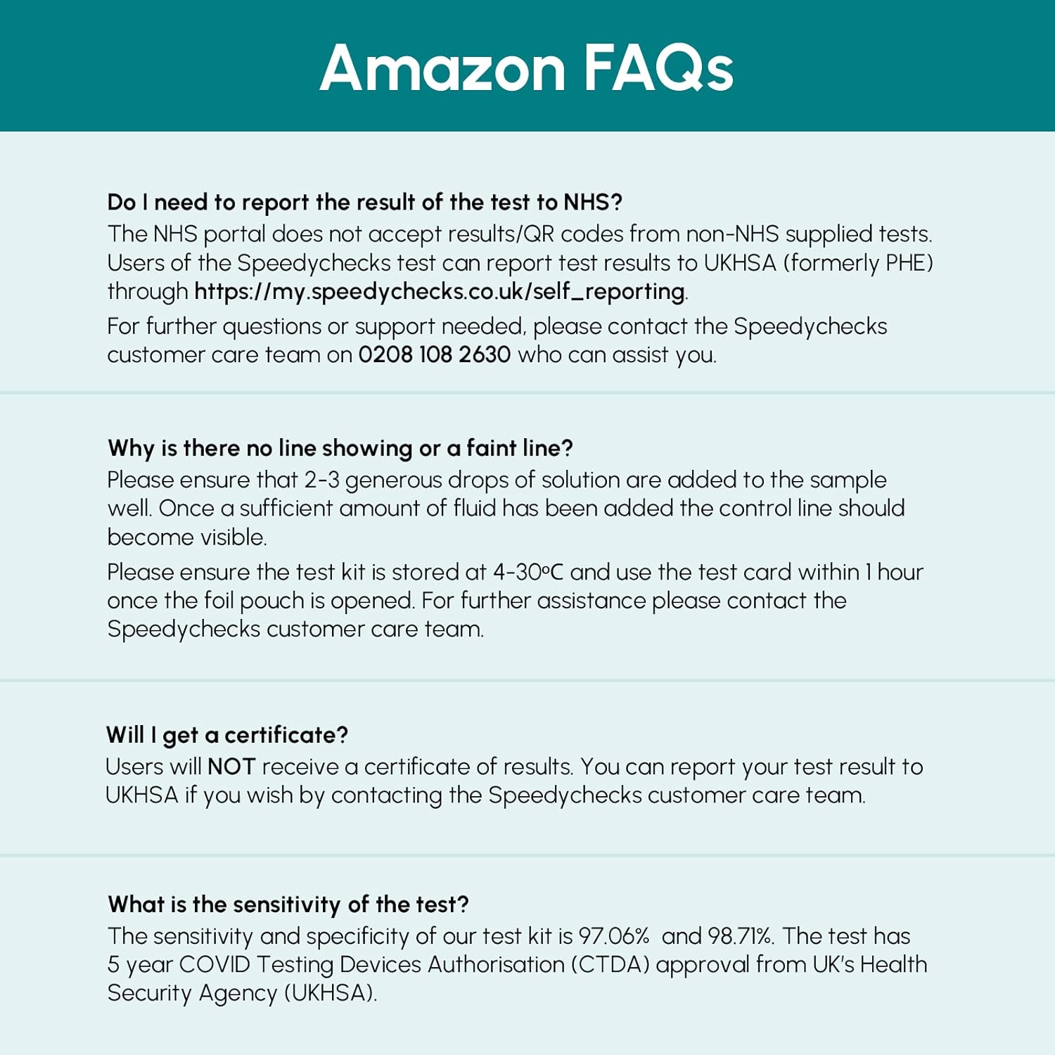 Speedychecks Covid19 Antigen Lateral Flow Test Kit 5 Tests Not for