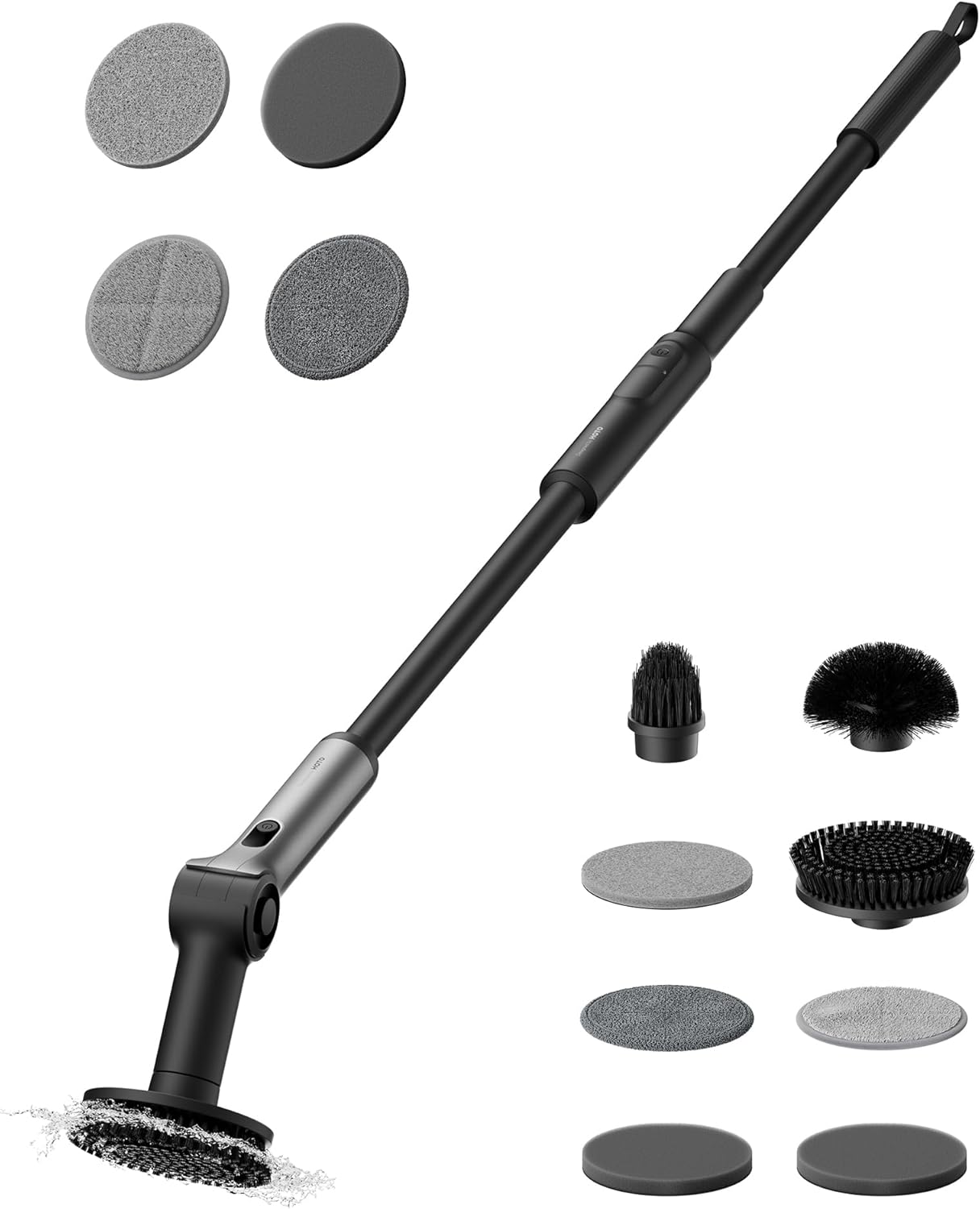 HOTO Flexi™ Cordless Electric Spin Scrubber + 4 Pcs Replacement Pads