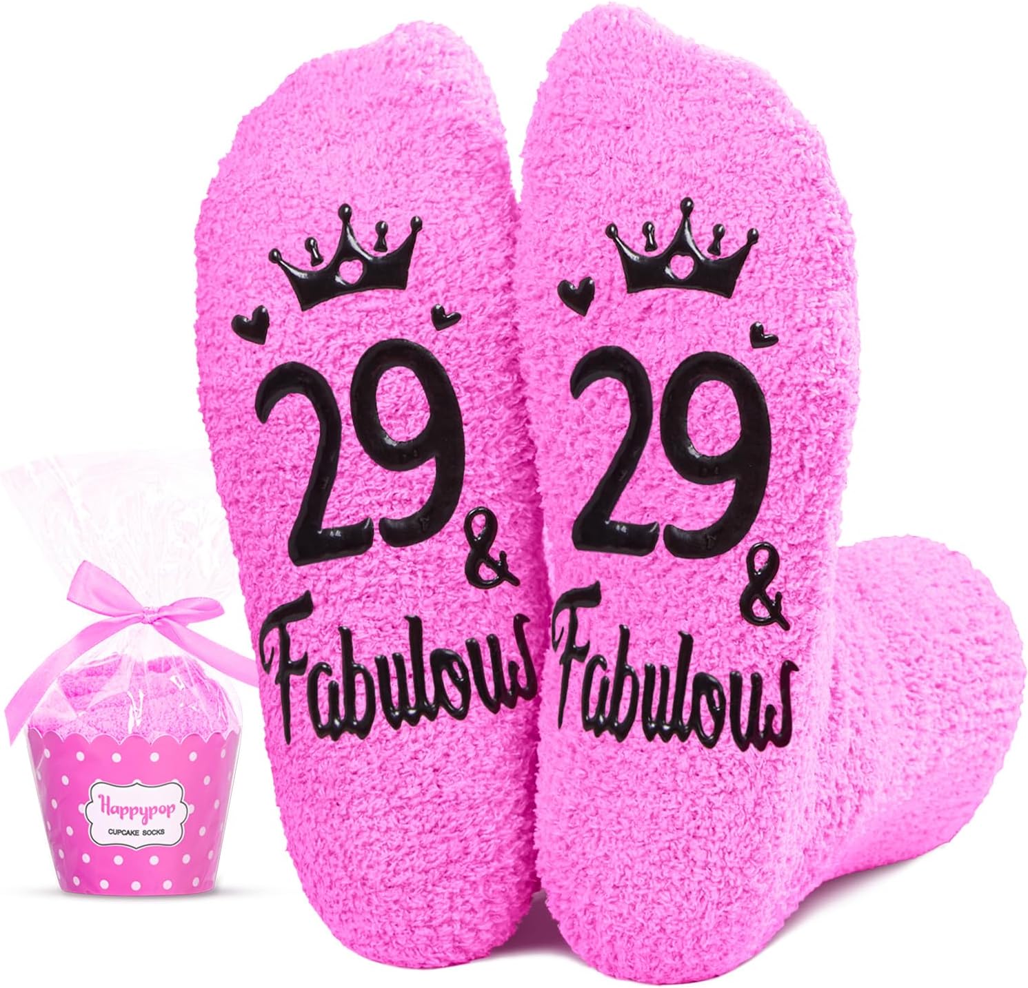 HAPPYPOP Birthday Gift Ideas for Women - Socks for 26 27 28 29 30 35 Year Olds Women