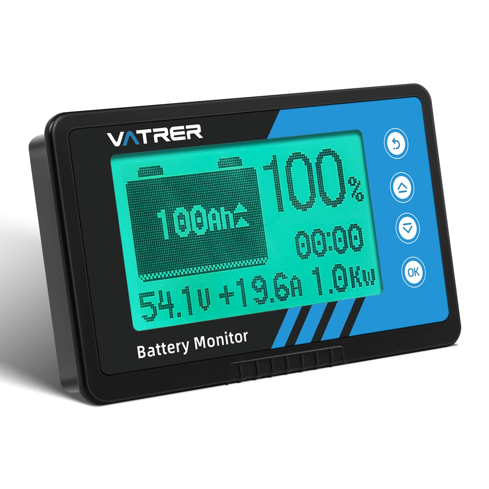 VATRER POWER バッテリーモニター 電圧計&電流計 500Aシャント付 Amazon.co.jp: VATRER POWER 8-120V 電圧・電流計 バッテリーモニター