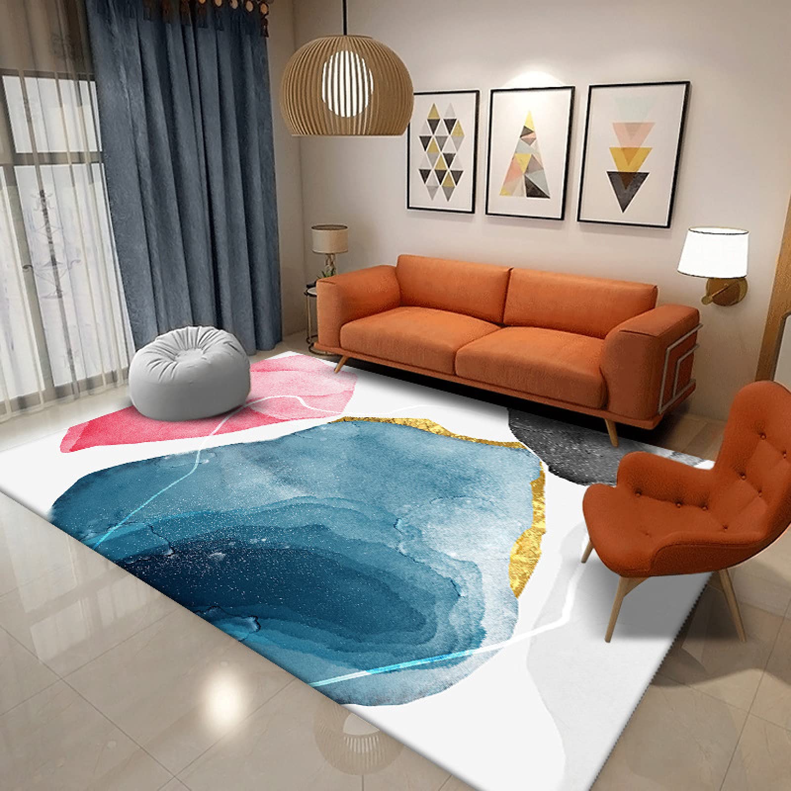 Tapis rectangulaire antidérapant et lavable pour sécuriser et protéger vos sols