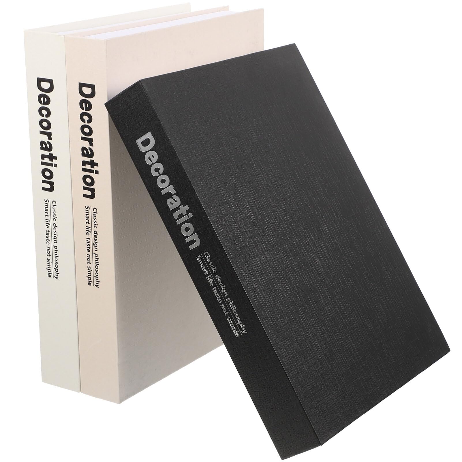 MAGICLULU 3pcs Decorative Faux BooksModern Style False Display Book Designer Books Photography Props for Home Office Coffee Table Bookshelf Decor