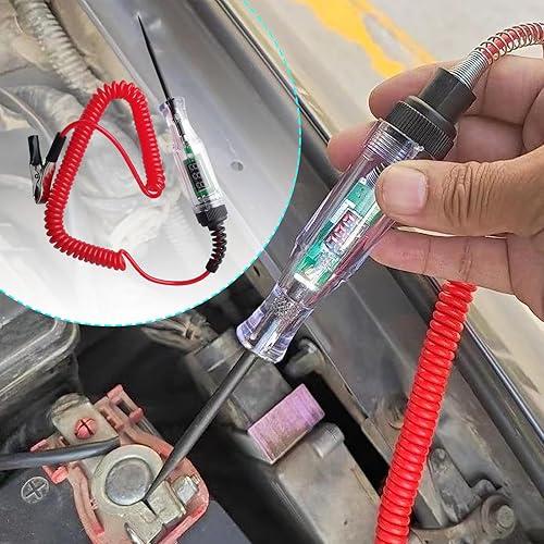 Miniatura 4 de Probador de circuito LED digital de luz de prueba automotriz, 1 PC 1 PC, bolígrafo de prueba inductiva DC 6V12V24V, probador de voltaje