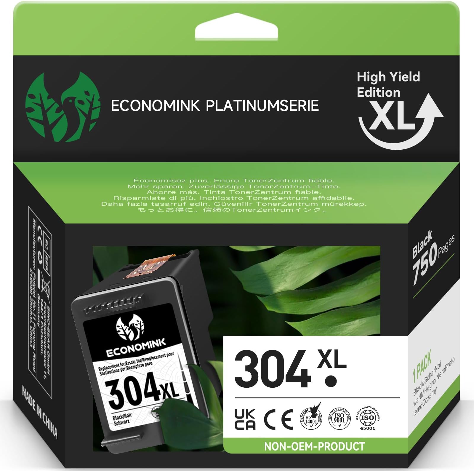HP 304XL (N9K08AE) Original Druckerpatrone Schwarz mit hoher Reichweite ...