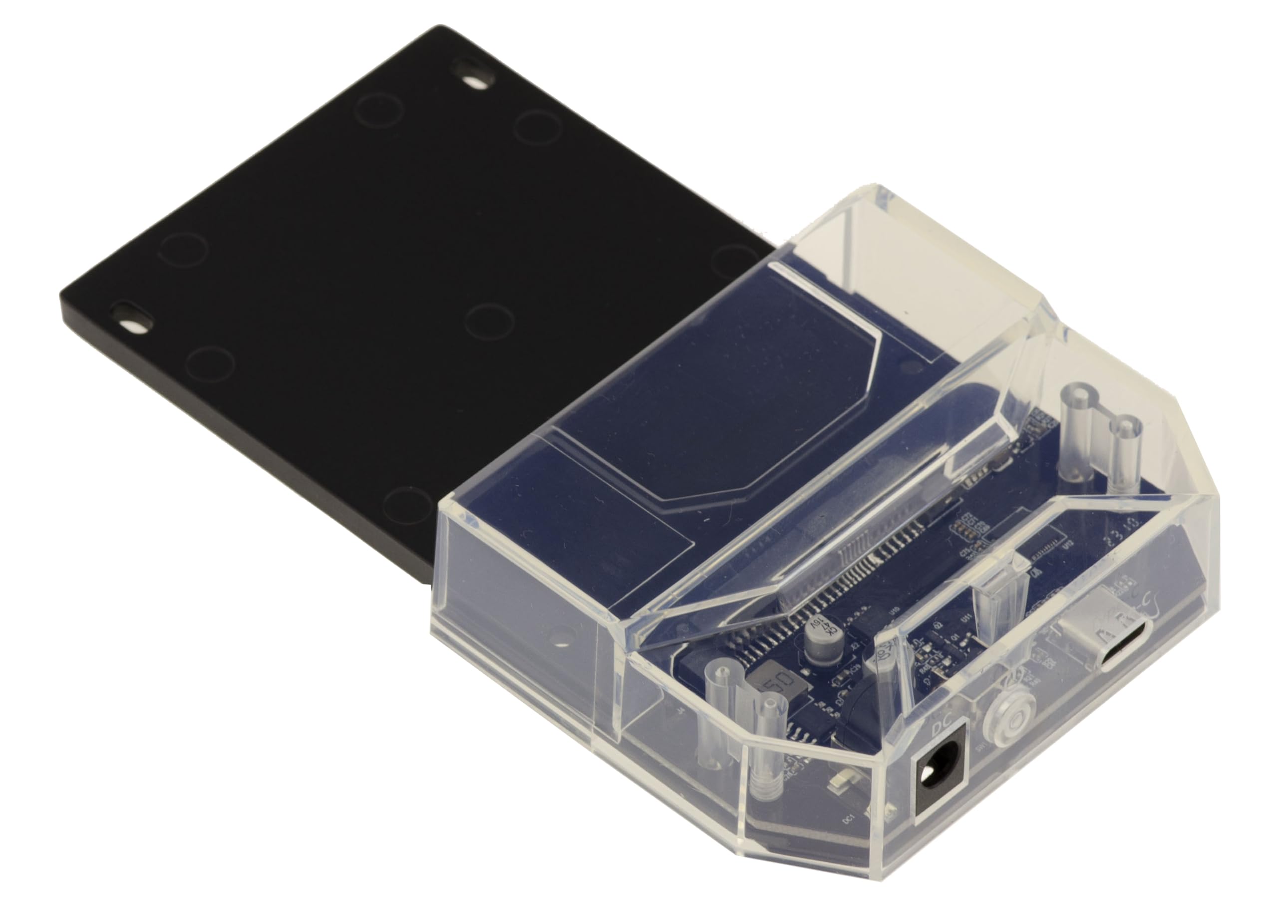 KALEA-INFORMATIQUE Docking Station para Disco SAS 2.5 SFF-8482 USB3.0 5G con Fuente de alimentación 12V 2A Soporte 18TB - USB Serial Attached SCSI SAS HDD Dock