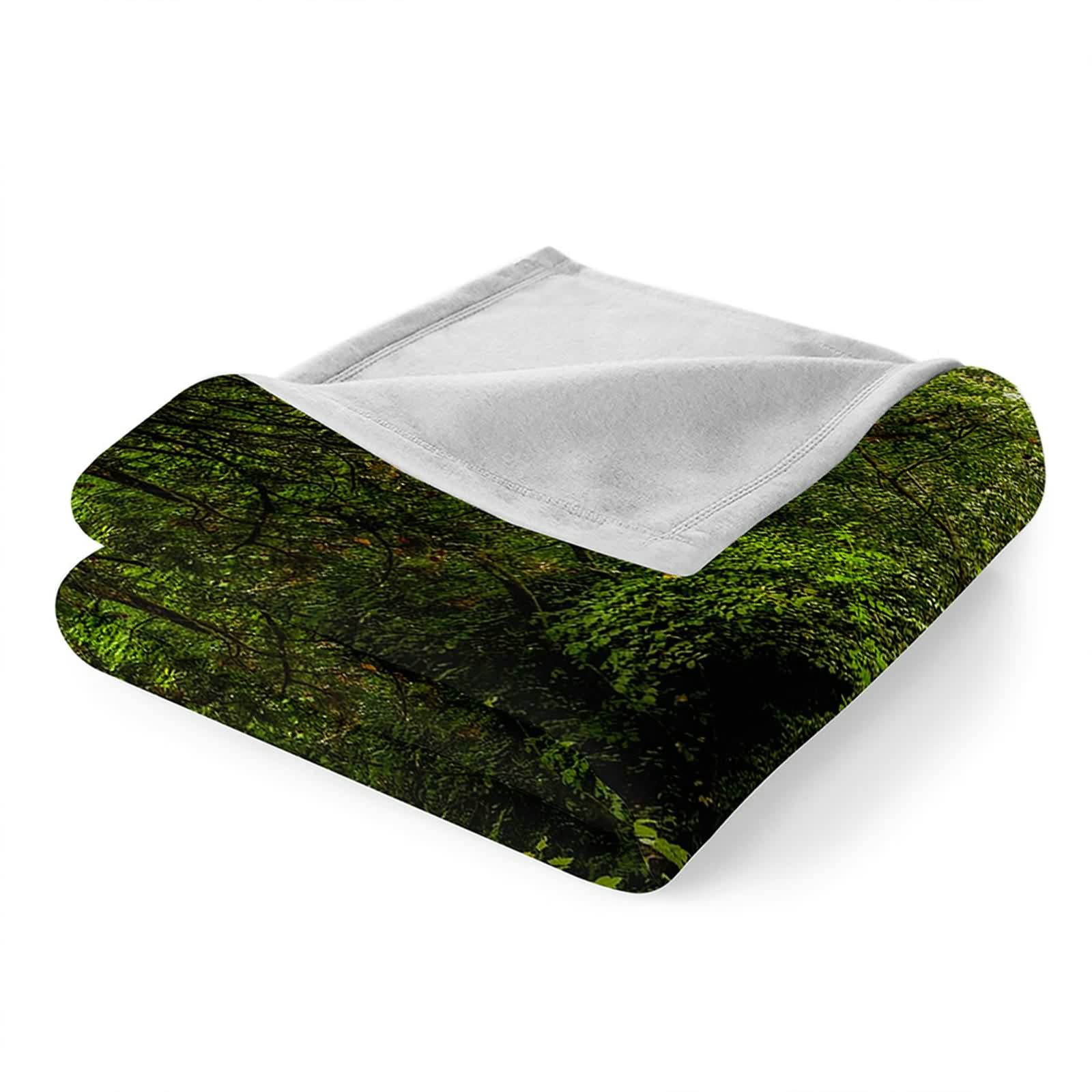 Aeici Couverture Polaire, Couverture Hiver Couverture 150x200 cm Arbre Couverture Canapé Cadeau pour Adultes et Enfants