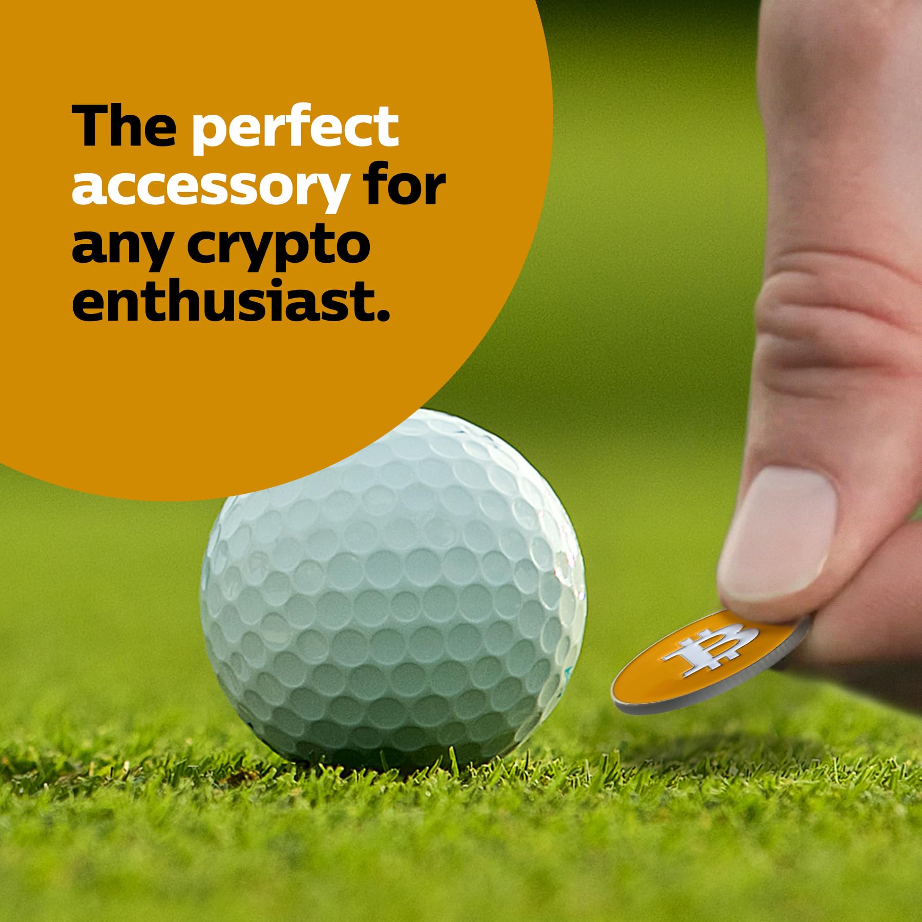 Snapklik.com : HODL 21 Bitcoin Golf Ball Markers Value Pack - Works