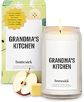 Vista 5 de Homesick Cozy Sweater Candle - Tarro de 13.75 onzas con mezcla de cera de soja, mecha de algodón orgánico, 60-80 horas de combustión, fragancia