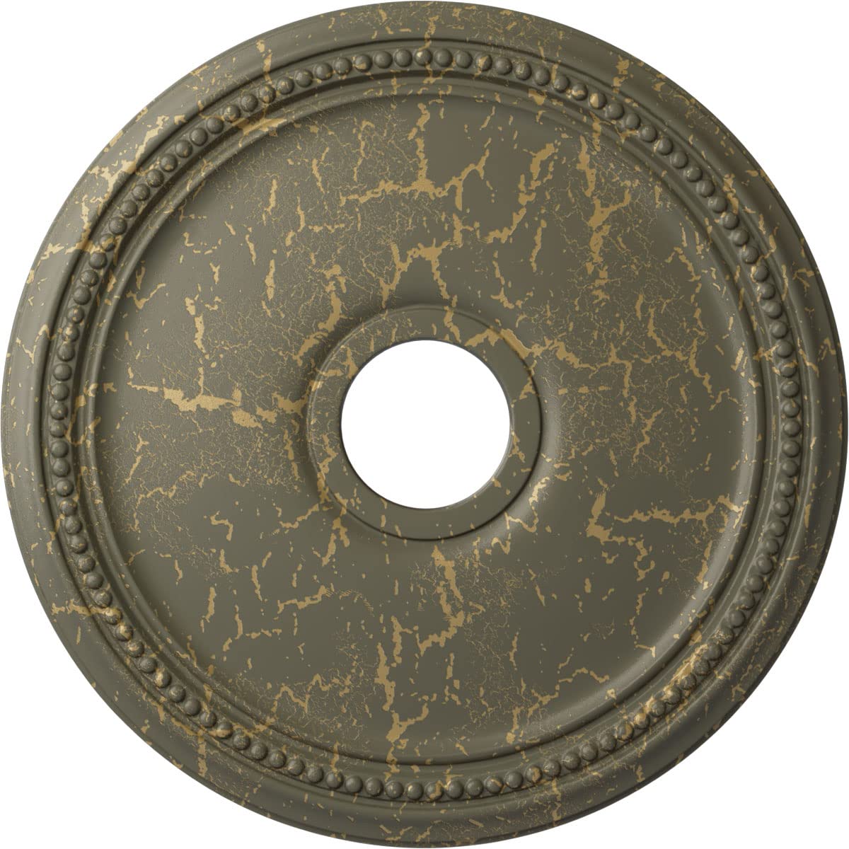 Médaillon de plafond Diane Cm18diamf Americana Witch Hazel Crackle par Ekena Menuiseries