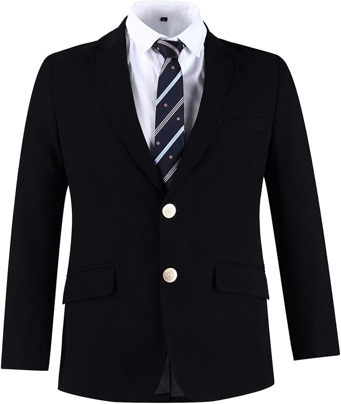Amazon Co Jp スーツ トップス 紺 黒 卒業式 入学式 冠婚葬祭 ブレザー 男の子 男子制服 スクール 高校生 學院風 フォーマル 受験 面接 卒服 制服カーデ 服 ファッション小物