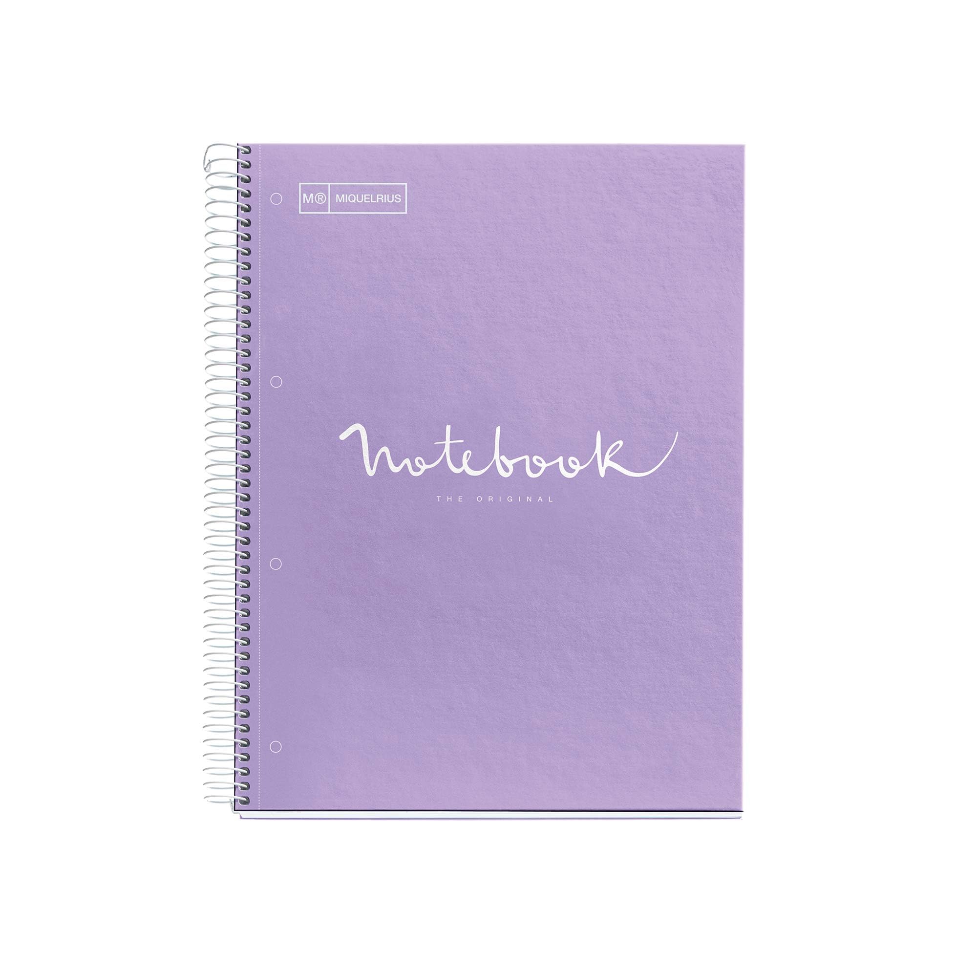 Cuaderno espiral miquelrius notebook 1 emotions tapa forrada din a4 microperforado 80 hojas 90g/m2 cuadro 5 mm