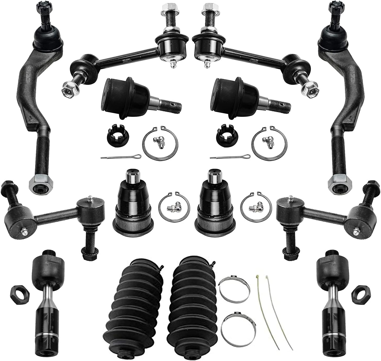 Buy Detroit Axle 16mm Threads Front Ball Joints Sway Bars Tie Rods