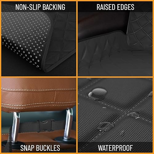 Miniatura 5 de Active Pets Forro de carga para SUV para perros funda de asiento antideslizante duradera para perro forro de carga para perro SUV que protege contra