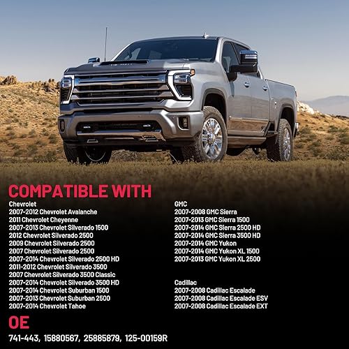 Vista 131 de BDFHYK 741-645 Elevalunas eléctrico con motor para automóvil delantero derecho del pasajero para Chevy Silverado, Tahoe, Suburban, Avalanche