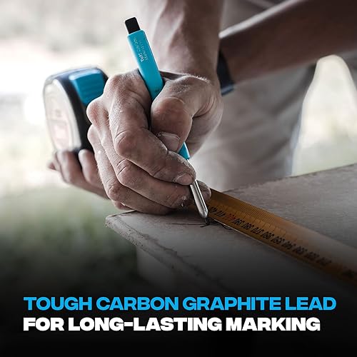 Miniatura 3 de OX Tools Tuff - Recambios de plomo para lápices de carpintero de marcado de carbono de 0.113 in  Paquete de 10 repuestos de grafito resistentes a la