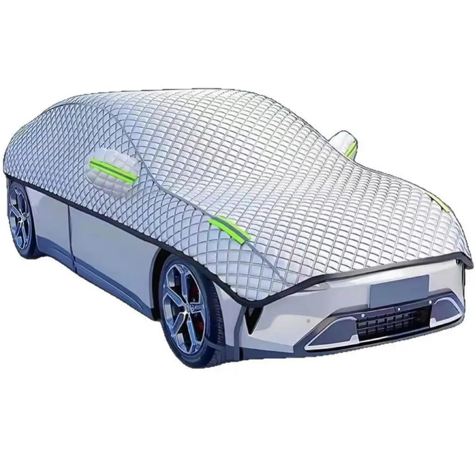 HJfhCFGJ Protector Parabrisas Cubierta Universal para Exteriores de Coche, Cubiertas Parasol para para Las Cuatro Estaciones, protección Solar antiescarcha(MPV)
