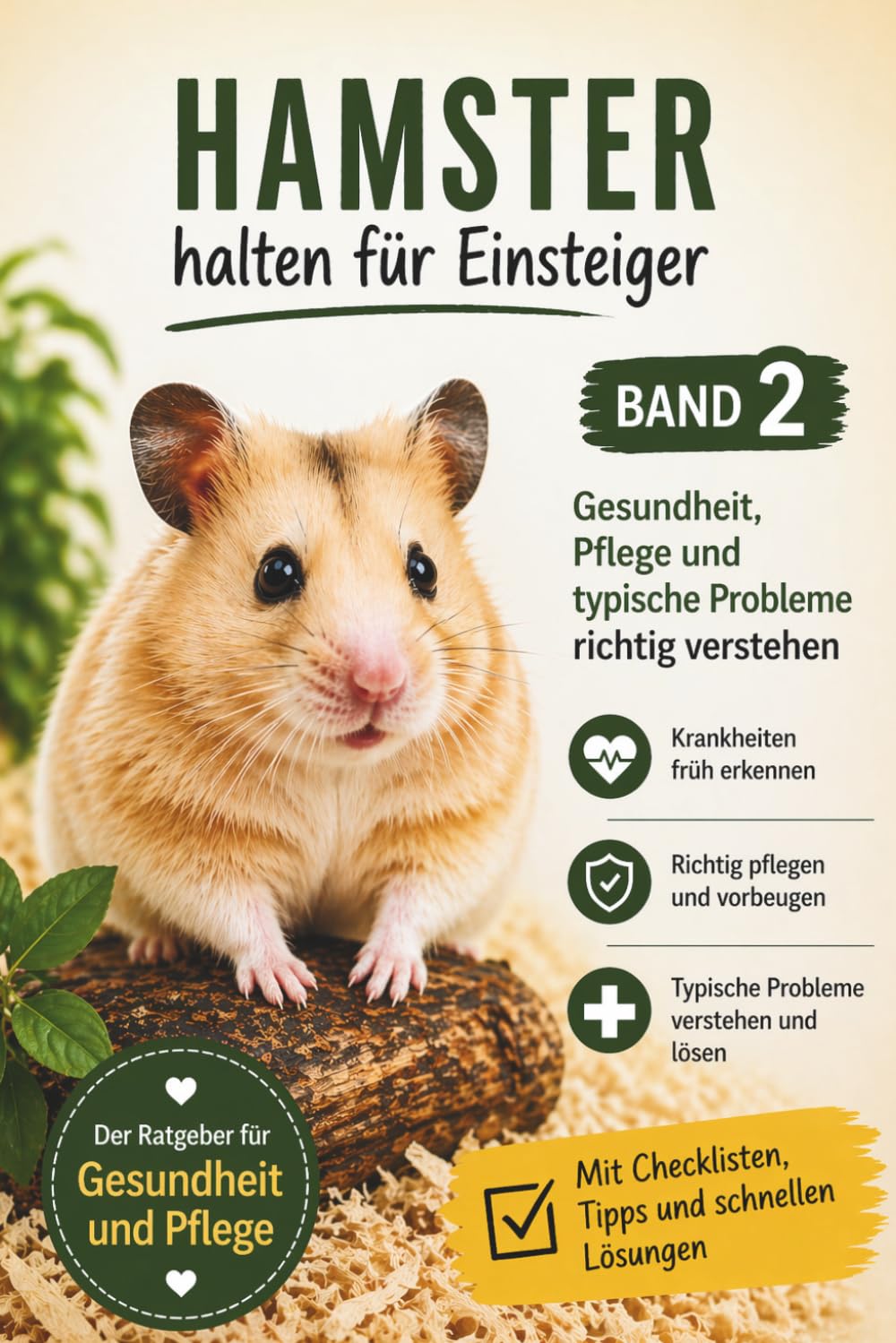 Hamster halten für Einsteiger – Band 2: Gesundheit, Pflege und typische Probleme richtig verstehen