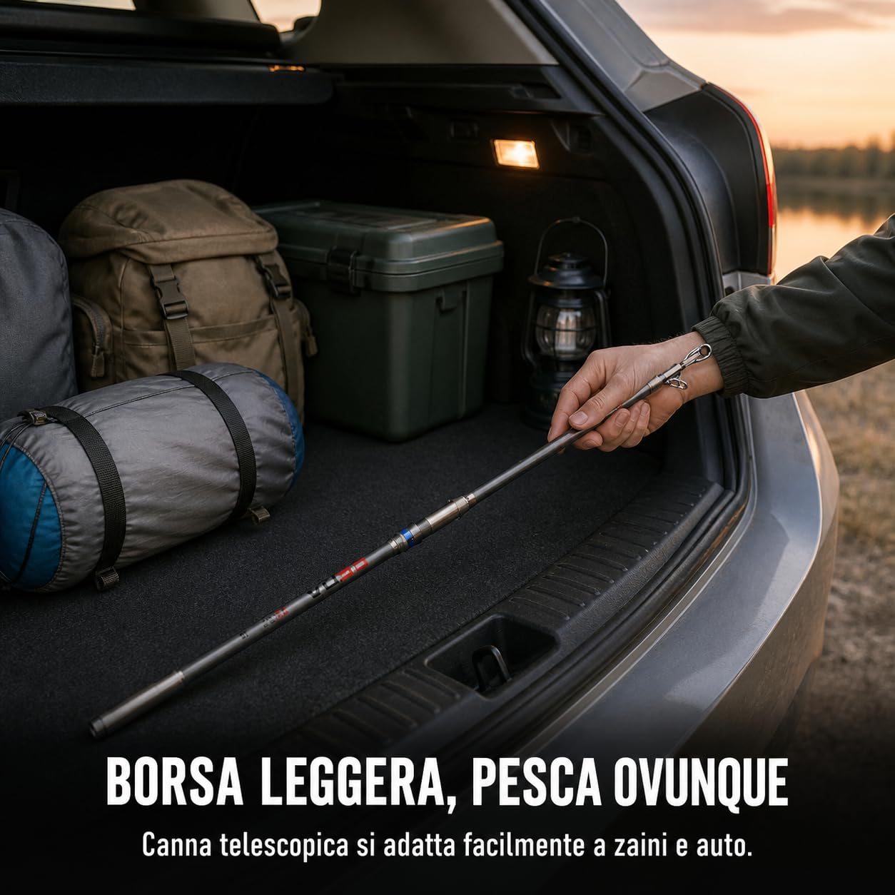 Canna da Pesca Telescopica Casting