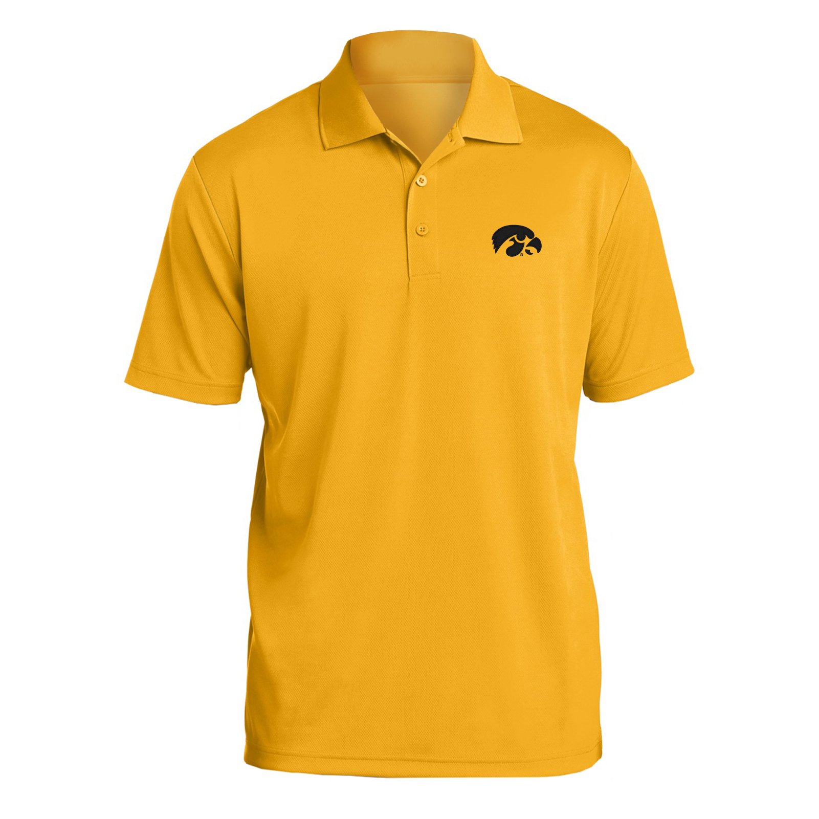 AP07 - Iowa Hawkeyes Primary Logo Left Chest Mens Womens Polo - 2X-Large - Gold
