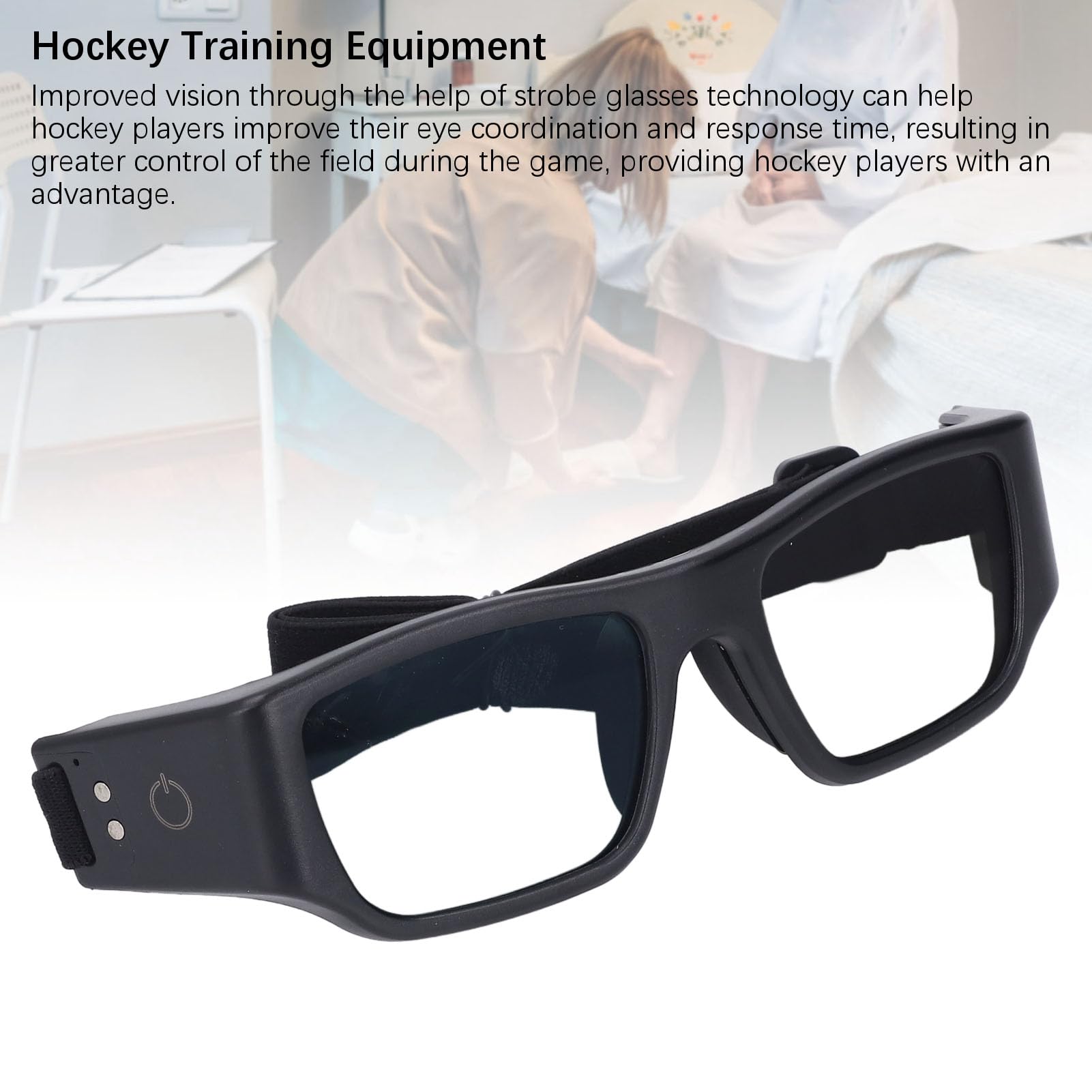 ZJchao Gafas de Entrenamiento Estroboscópicas para Mejorar el Enfoque Visual y la Velocidad de Reacción Gafas de Coordinación Ojo-Mano para Rendimiento Deportivo, Ideales para Fútbol, ​​Artes