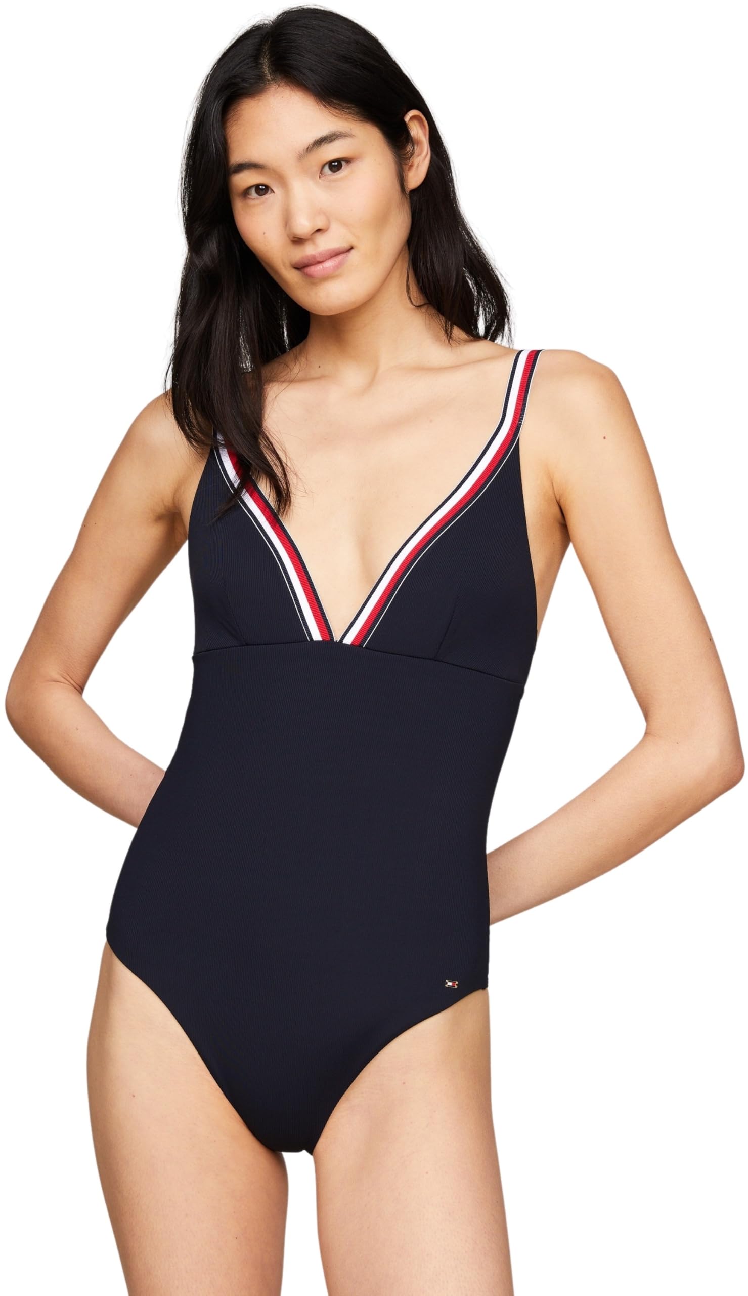 Tommy Hilfiger Regularne Chłopcy Triangle One Piece Rp Uw0uw05294
