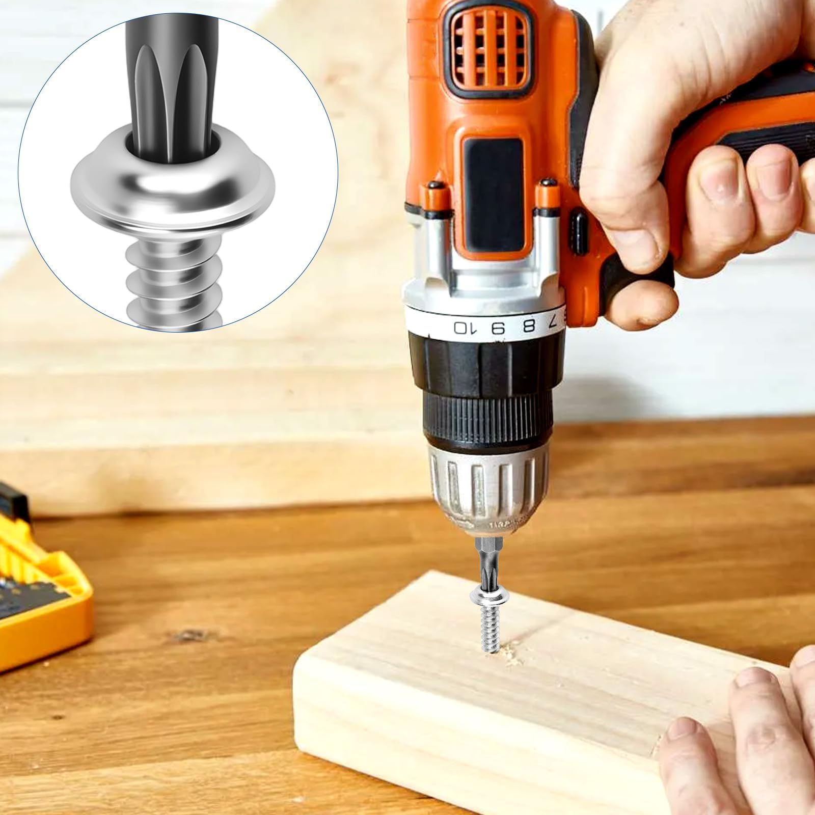120 sztuk wkrętów blachowych ze stali nierdzewnej M3 x 18 mm, łeb talerzowy, wkręty do drewna, Torx A2, V2A, wkręty samogwintujące, pełny gwint, śruby z łbem płaskim z bitem, śruby z łbem