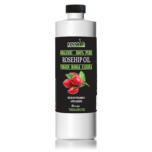 Miniatura 2 de GreenIVe Aceite de Rosa Mosqueta Rosa Canina 100 puro prensado en frío Aceite Virgen Exclusivamente en Tienda 16 Fl Oz