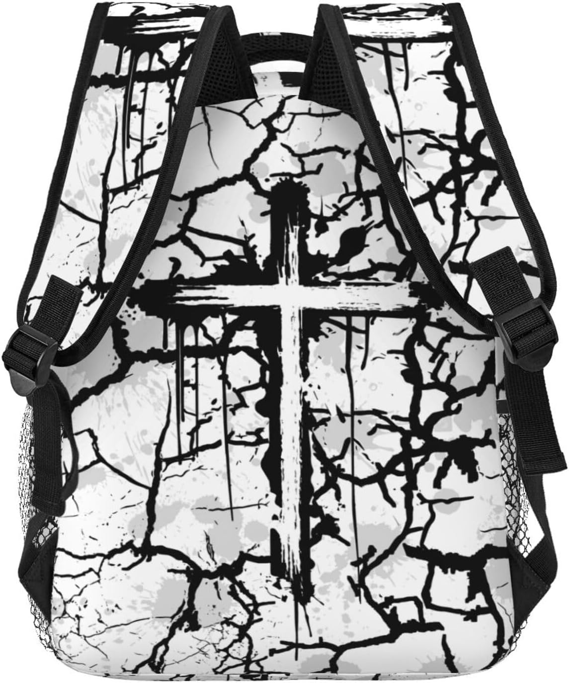 Jesus Cross Laptop Backpack for Travel Lightweight Bookbag Large Capacity Christian Bag Casual Daypack - Image 4