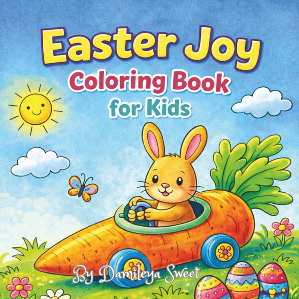 Easter Joy Coloring Book for Kids