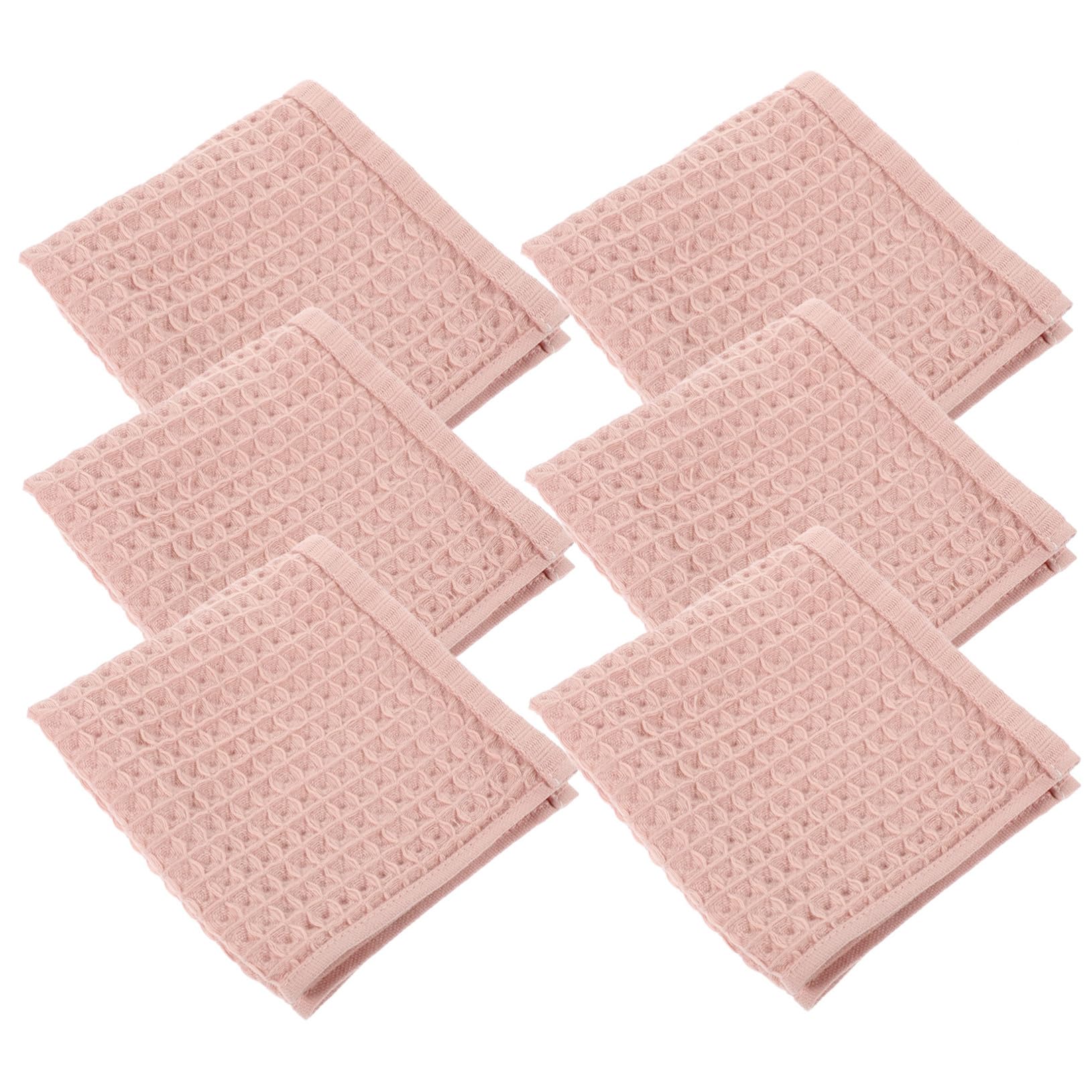 Serviettes cuisine coton gaufré lot torchons polyvalents visage mains